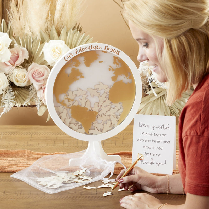 Wood Guest & Commemorative Book