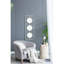Miroir doré blanc, art mural