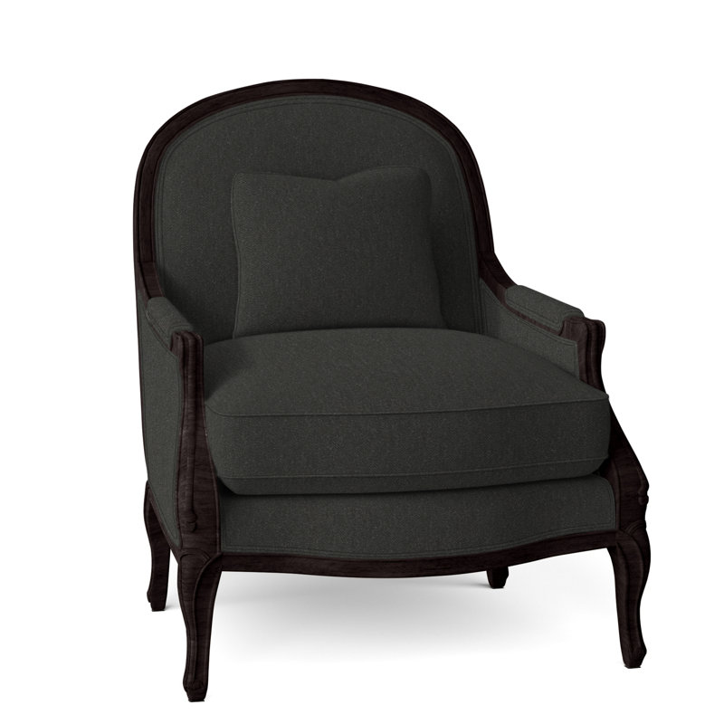 Adair Upholstered Armchair, Espresso, Perigold Ishi Chai