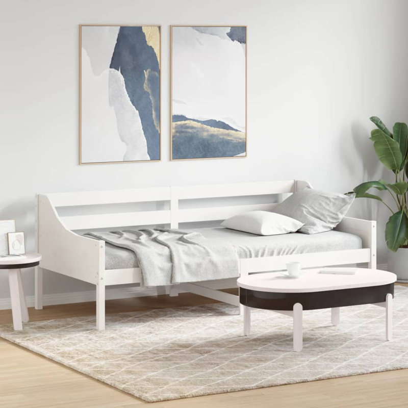 Aribelle Solid Wood, European Single (90 x 200cm), White