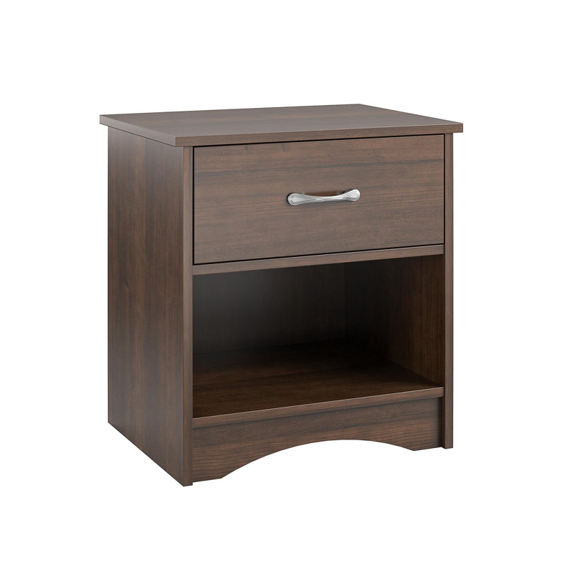 Table de chevet 1 tiroir Alexxander, Cherry Oak