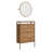 Wall-Mounted Shoe Cabinet With Mirror