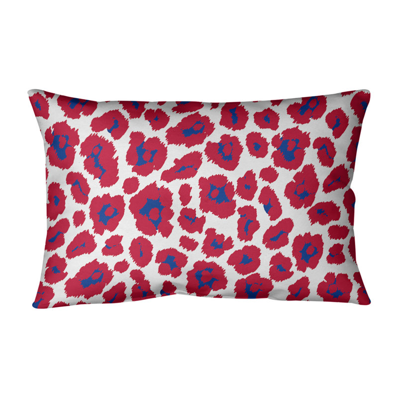 Housse de coussin rectangulaire Buffalo football, Blanc, Croisé en coton