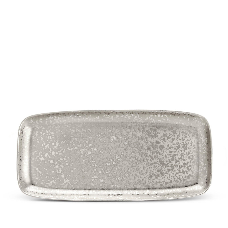 Alchimie Platter, 1.5" H x 21" L x 10" W, Platinum
