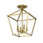 Plafonnier semi-encastré 4 lumières 12 po Drexil-49766440