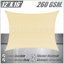 Voile d’ombrage rectangulaire 12 pi x 16 po renforcée super ring-49962340