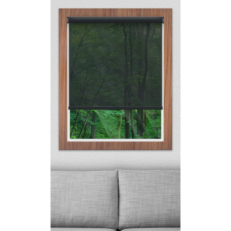 Rideau solaire semi-transparent, Anthracite, L 45 po x L 48 po