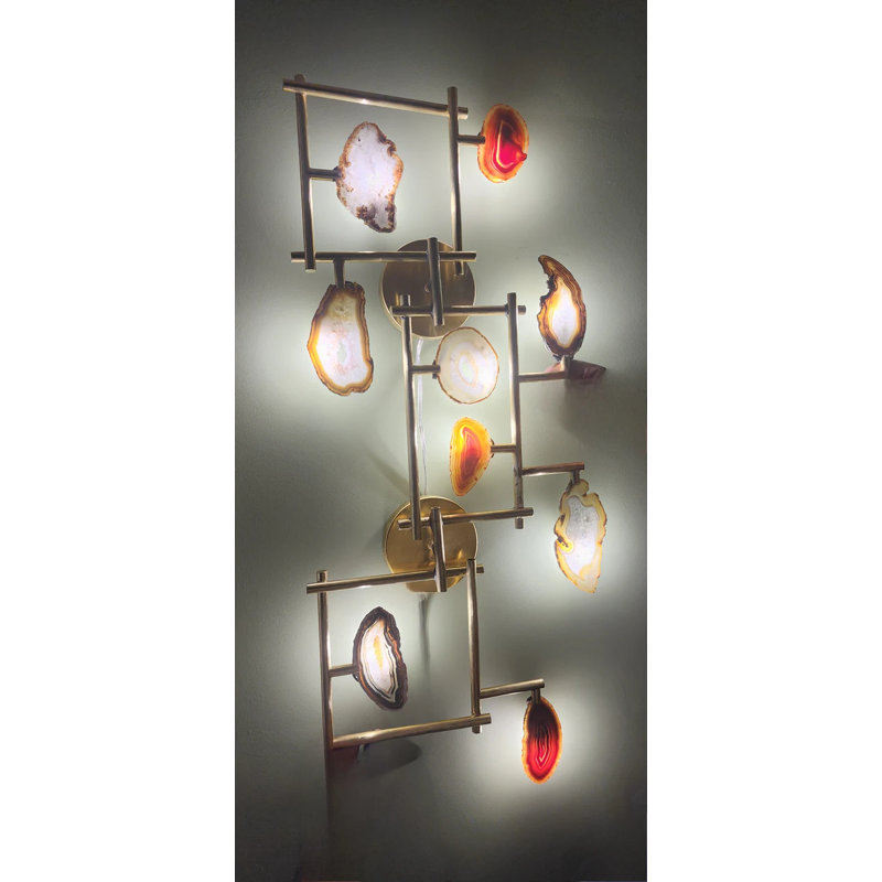 Applique murale en agate