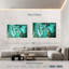 Abstrait de marbre bleu sarcelle Avery-107933571