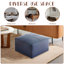 Hustle 56.1Cm Wide Genuine Leather Rectangle Footstool Ottoman-1833800901