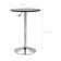Bar Table Ø23.6" MDF