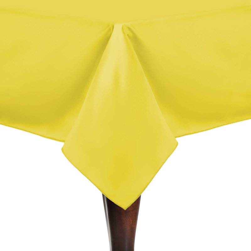 Ultimate Textile Rectangular Tablecloth, 1, Lemon, 144" x 60"