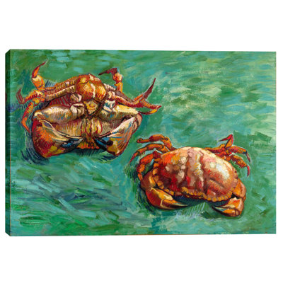 «Two Crabs» par Vincent Van Gogh, art mural sur toile