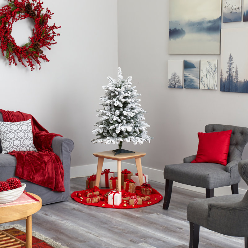 Lighted Artificial Christmas Tree, 6' H