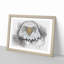 Bald Eagle Bird in Abstract - Picture Frame Graphic Art Print-55683367-55683365