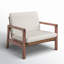 Chaise de patio avec coussins Nicholson