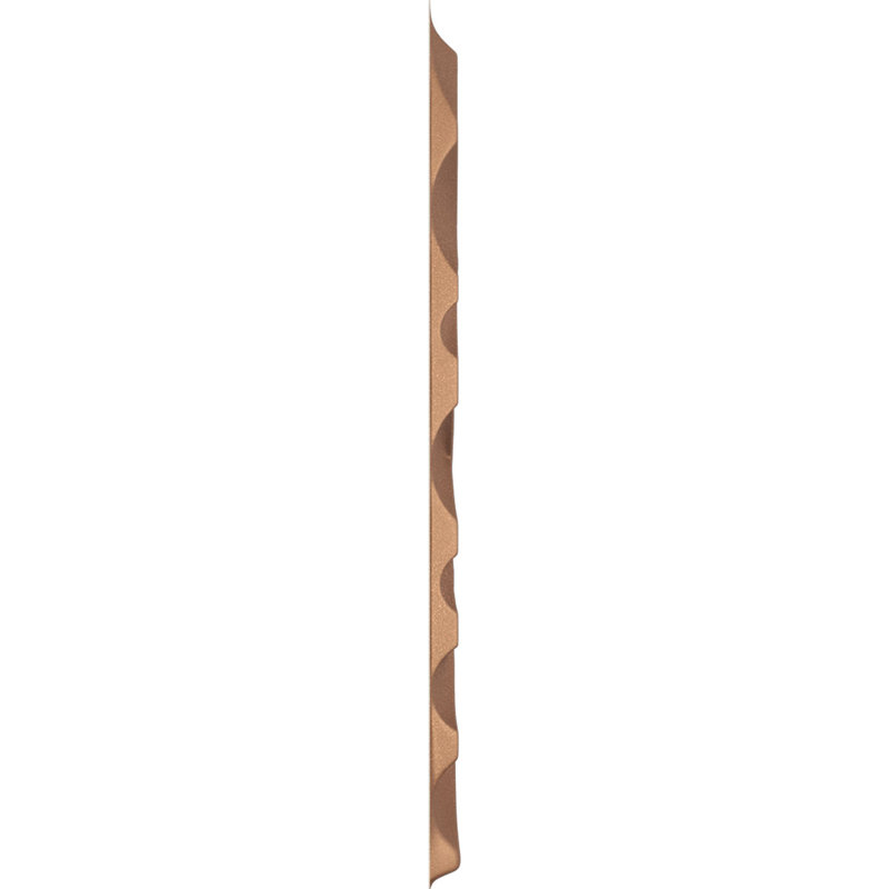 Panneau mural décoratif 3D en cuivre vieilli l 19 5/8 po x H 19 5/8 po Serina EnduraWall (couvre 2,67 pieds carrés)