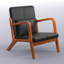 Fauteuil d'appoint Mid-Century