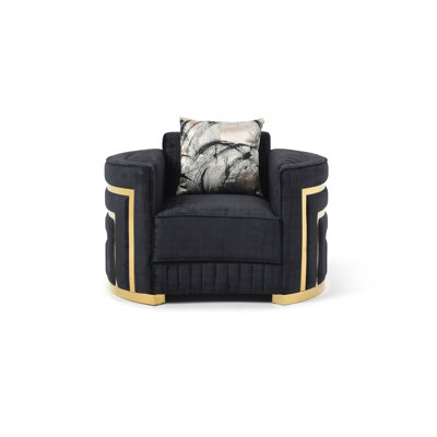 Chaise Soledad G00523A-C, noir