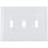Architectural 3 - Gang Toggle Light Switch Standard Wall Plate-44465887