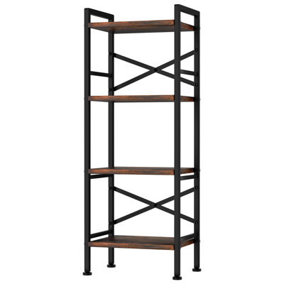 4-layer small bookshelf storage rack