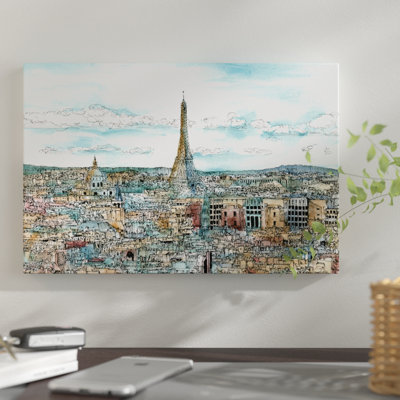 « european l’après-midi ii », reproduction d’impression sur toile tendue