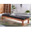 Chaise longue simple inclinable en eucalyptus avec coussins 80,9 po Faunce-2144100989-2135871684