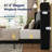 Upholstered Velvet Bed Frame With Storage Headboard And Charging Station-631883291-631883290