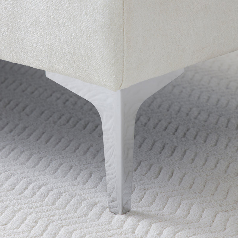 Méridienne de 55 po Modern, Beige