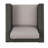 Patio Club Chair Gry + Alu-340659917