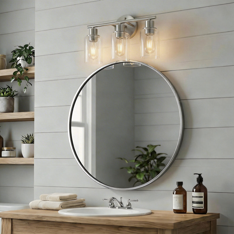 Berumen 3 - Light Vanity Light, Brushed Nickel
