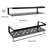 2 Piece Iron Floating Shelf with Towel Bar-1767596091