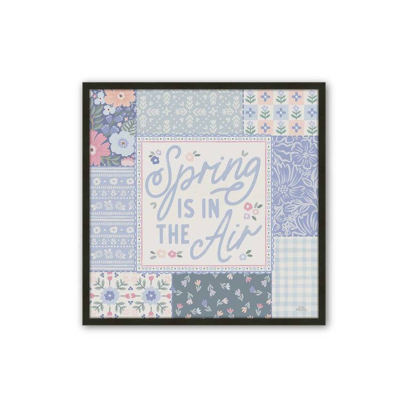 «Blooming Spring II» par Laura Marshall, reproduction d'art, H 30 po x l 30 po, Noir