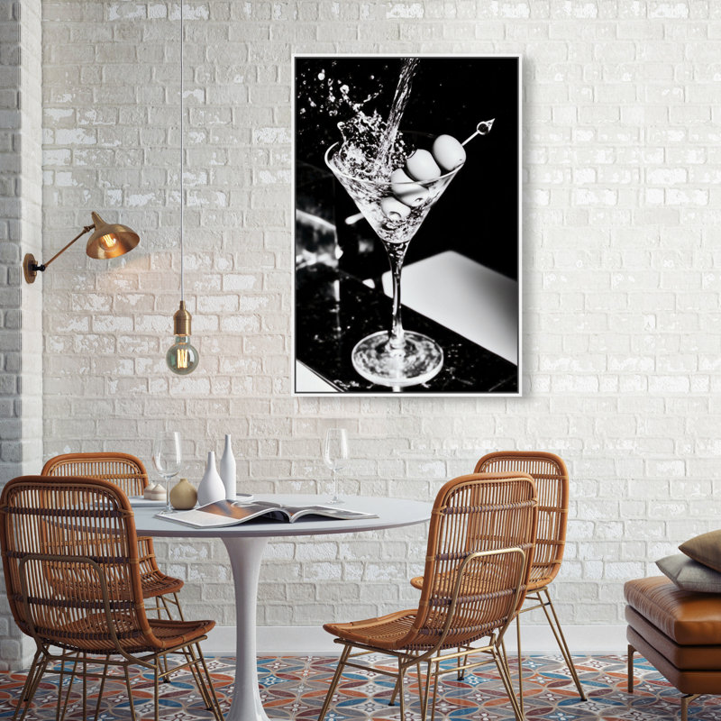 Chill Time III Print by Oliver Gal, 37"H x 25"W, White Floater Frame