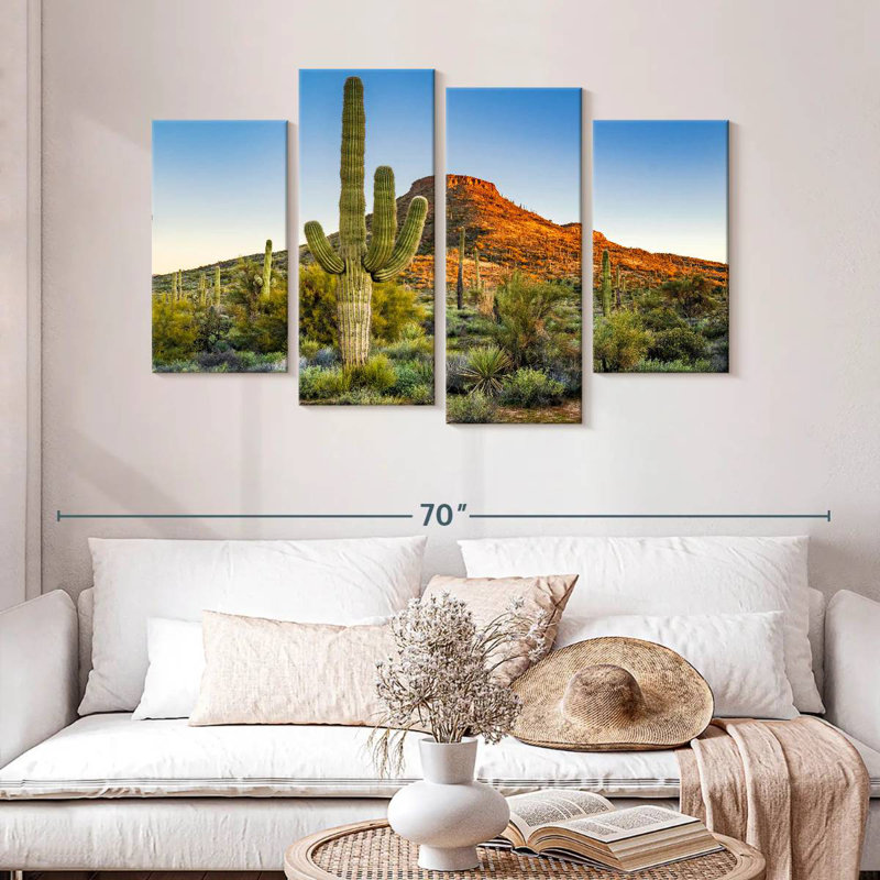 Désert de Sonoran, H 32 po x l 52 po