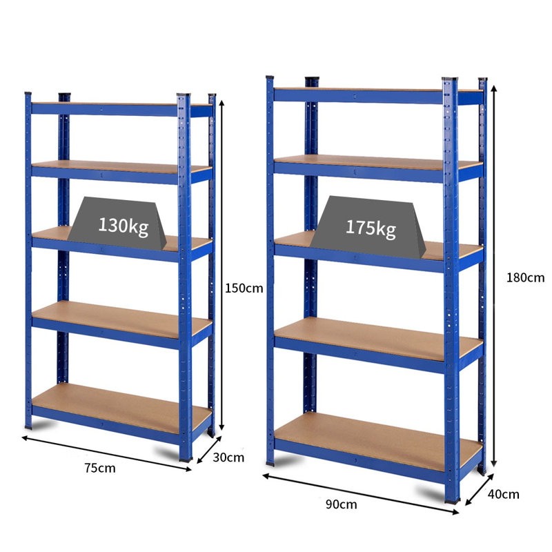 Shelving Unit, 180cm H x 90cm W x 40cm D