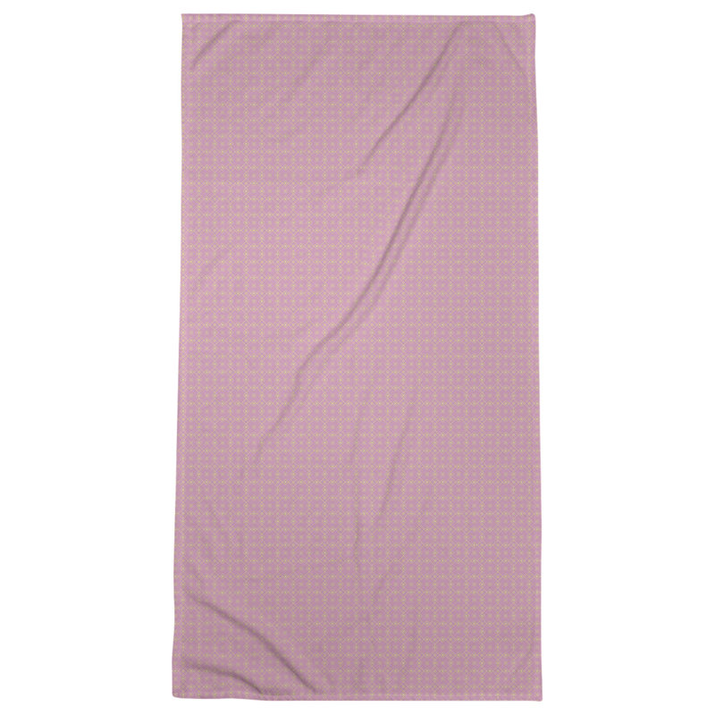 Katelyn Elizabeth Cotton Blend Bath Towel, Pink/Yellow