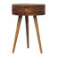 Noisette 40cm W Solid Wood Bedside Table
