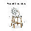 Ensemble de 2 tabourets de comptoir d'extérieur PURPLE LEAF-252926923-252926924