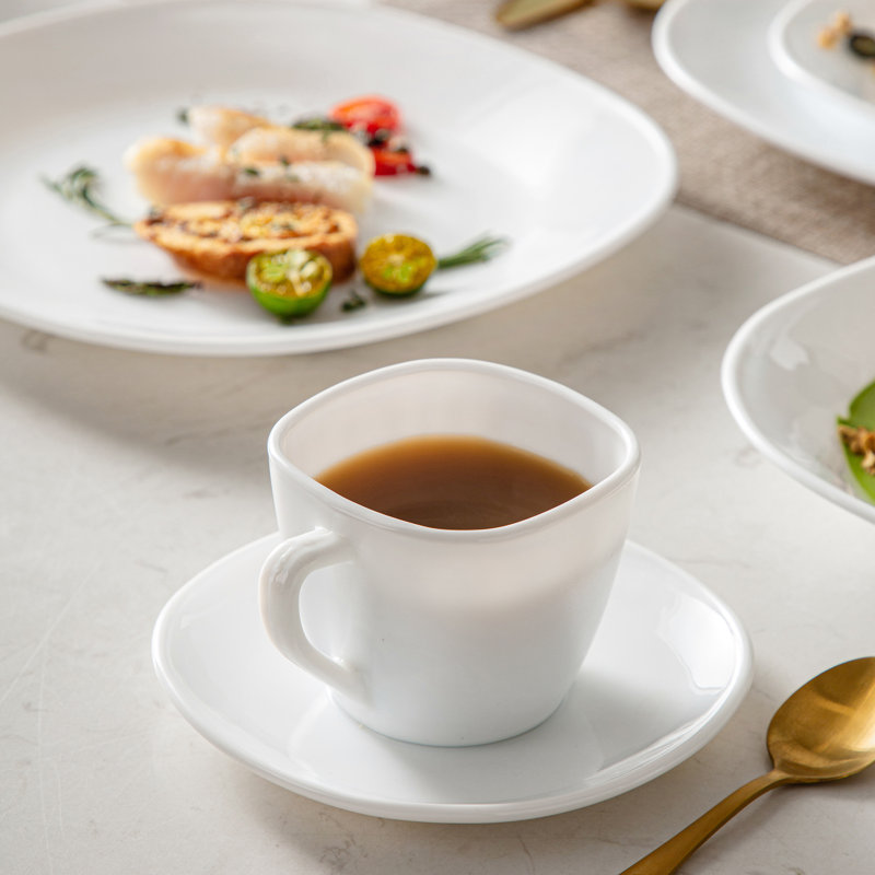 Esmer 30 Piece Glass Dinnerware Set - Service for 6