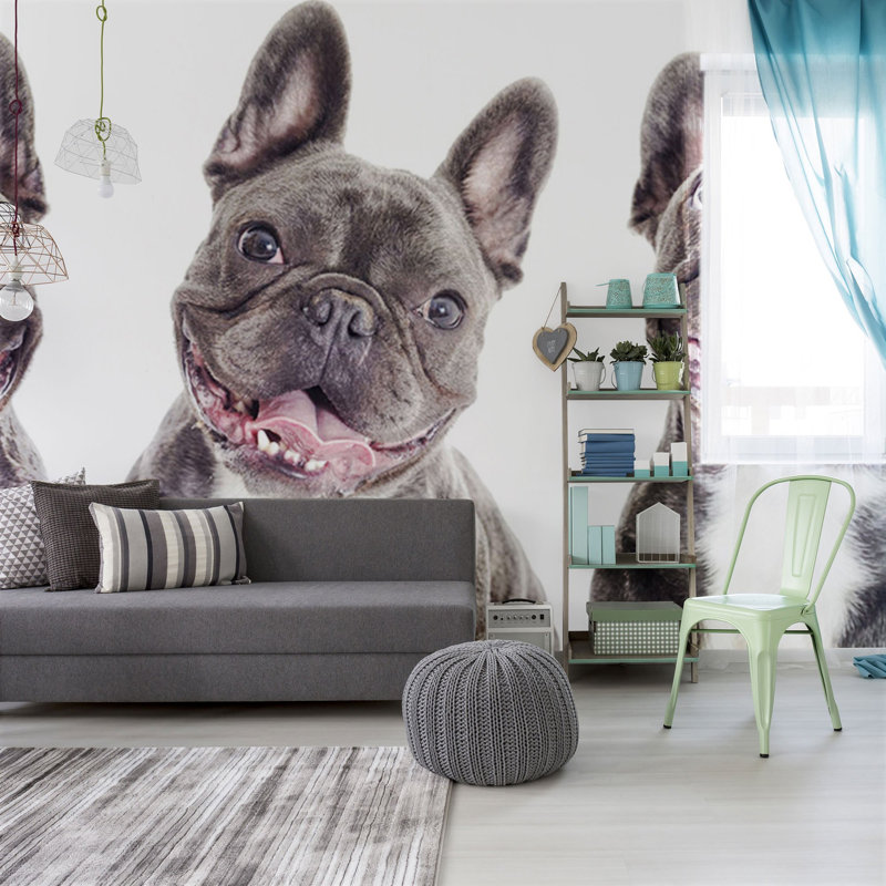 Panneau de papier peint Dota Dog, L 100,08 po x l 144 po