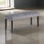 Banc rembourré en velours Jadell