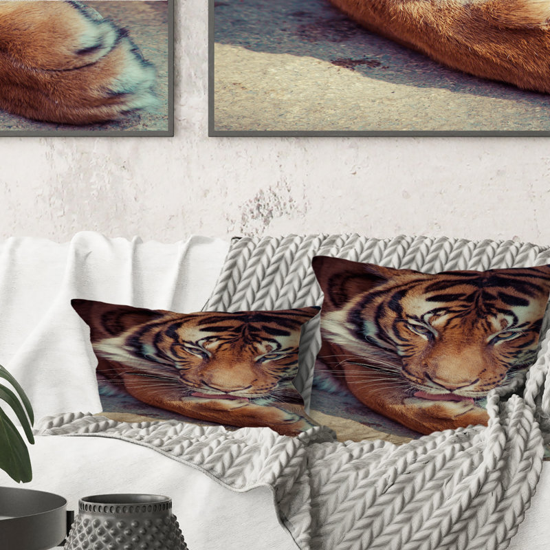 Animal Print Throw Pillow
