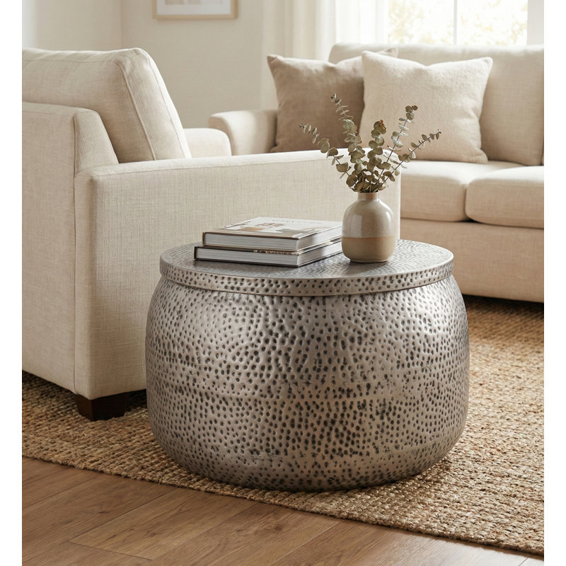 Colisha Single Coffee Table, Silver