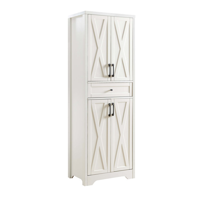 Armoire d'appoint 66 ", Blanc