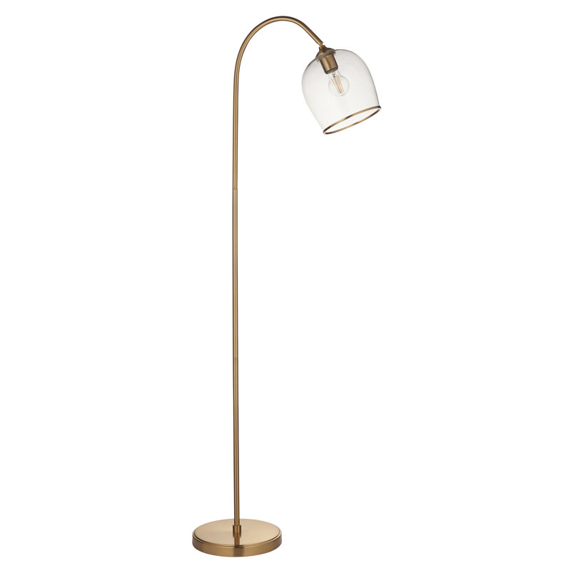 152cm Brushed Arched Floor Lamp