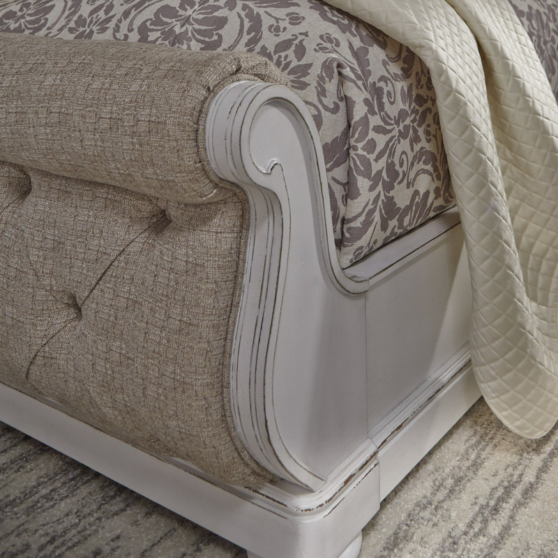 Exmouth Queen Upholstered Sleigh Bed