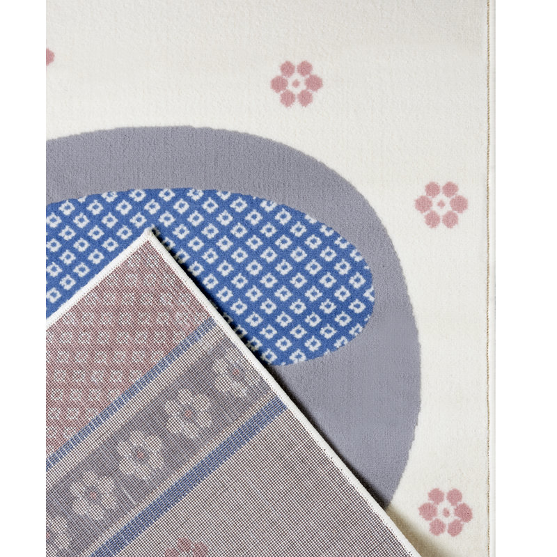 Happy Elephant Tufted Beige/Grey Rug, Rectangle 160 x 220cm
