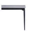Glossy Sintered Stone Paper Craft Table With Black Legs, Seats 6-8 Jumbo Accommodates