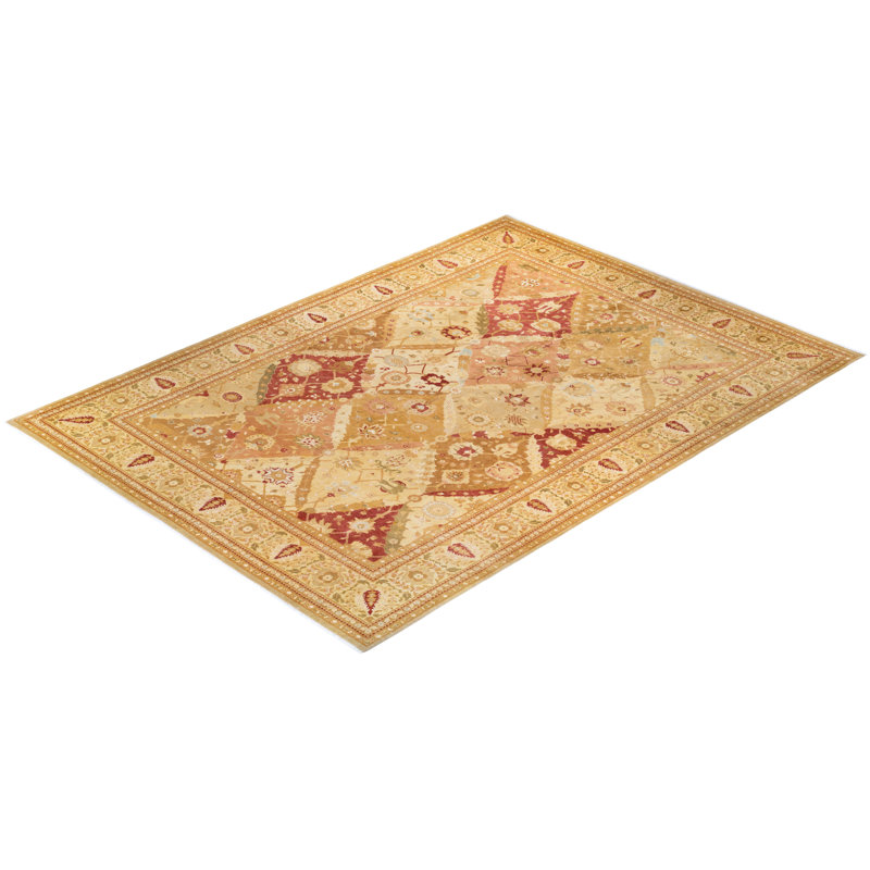 Haynie One-of-a-Kind 10'2" X 14'1" Hand Knotted Area Rug